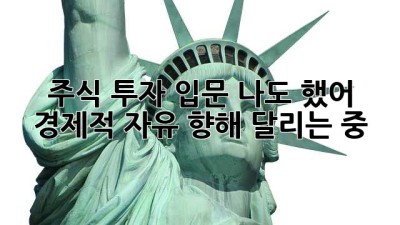 주식 투자 입문? 나도 했어! 경제적 자유 향해 달리는 중 😉