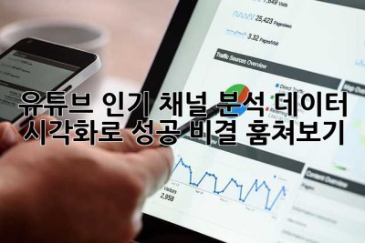 유튜브 인기 채널 분석: 데이터 시각화로 성공 비결 훔쳐보기!