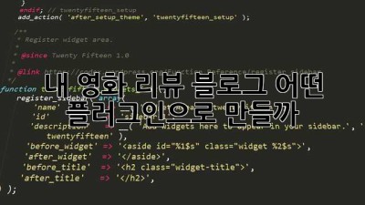 내 영화 리뷰 블로그, 어떤 플러그인으로 만들까? 🤔