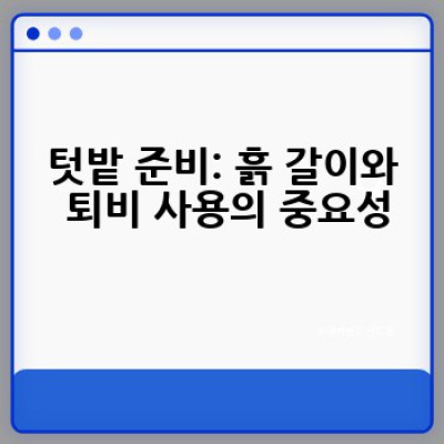 텃밭채소, 어떻게 키워야 잘 자랄까요? 초보 텃밭 가꾸기 완벽 가이드