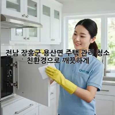 전남 장흥군 용산면 주택 관리 청소: 친환경으로 깨끗하게!