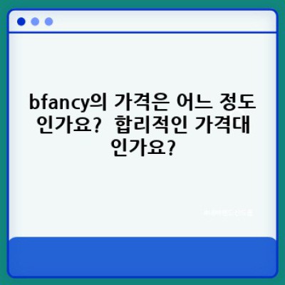 bfancy: 당신의 꿈꿔왔던 스타일, 이제 현실로! 자주 묻는 질문과 완벽 가이드