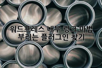 워드프레스 내부 링크 마법 부리는 플러그인 찾기 ✨