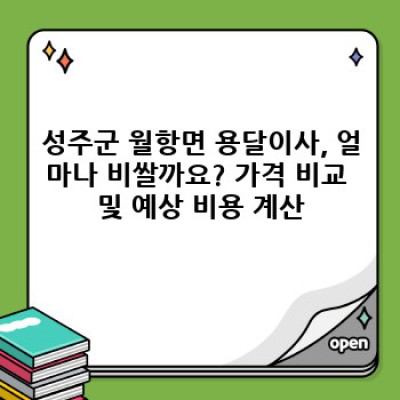 성주군 월항면 용달이사 후기: 저렴하고 안전한 이삿짐센터 선택 완벽 가이드