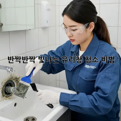 반짝반짝 빛나는 유리창 청소 비법 ✨