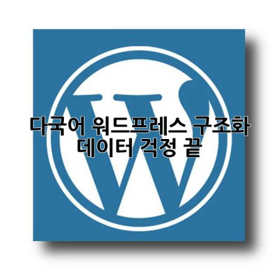 다국어 워드프레스? 구조화 데이터 걱정 끝! ✨