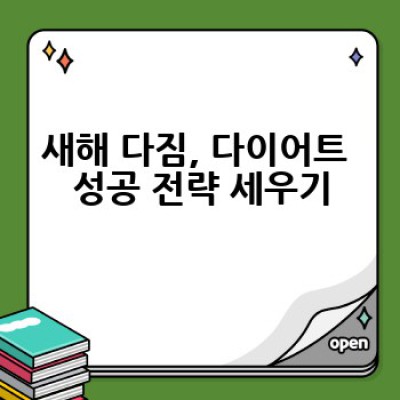 신년 맞이 다이어트, 어떻게 성공적으로 시작하고 유지할 수 있을까요?