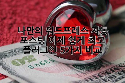 나만의 워드프레스 자동 포스팅, 이제 쉽게! 최고 플러그인 5가지 비교
