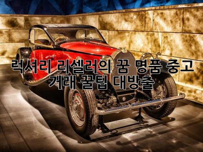 럭셔리 리셀러의 꿈? 명품 중고 거래 꿀팁 대방출!