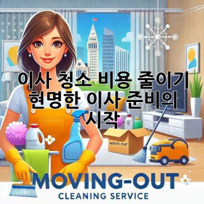 이사 청소 비용 줄이기: 현명한 이사 준비의 시작