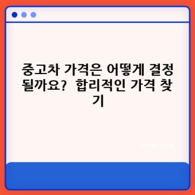 내게 딱 맞는 중고차 찾기: 중고차 판매 플랫폼 비교분석