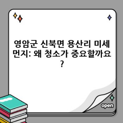 영암군 신북면 용산리 미세먼지 제거 청소 완벽 가이드: 집안 청소부터 환경 청소까지