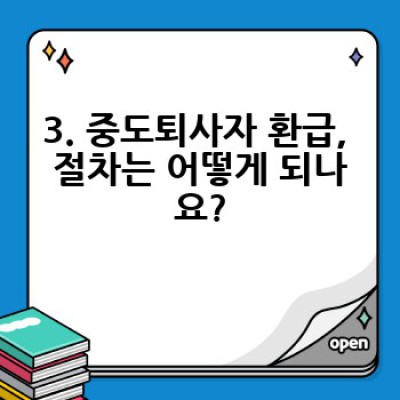 중도퇴사자 환급금, 제대로 받는 방법: 필수 정보 완벽 가이드