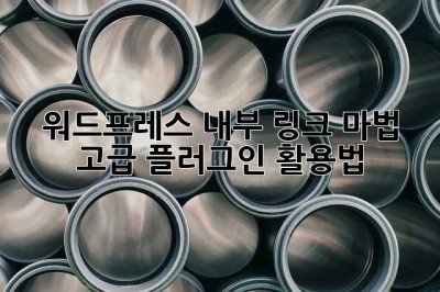 워드프레스 내부 링크 마법! 고급 플러그인 활용법