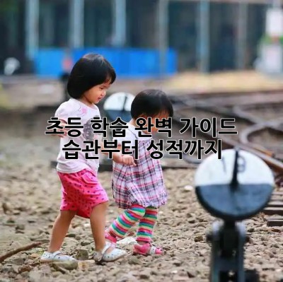 초등 학습 완벽 가이드 🚀 습관부터 성적까지 💯