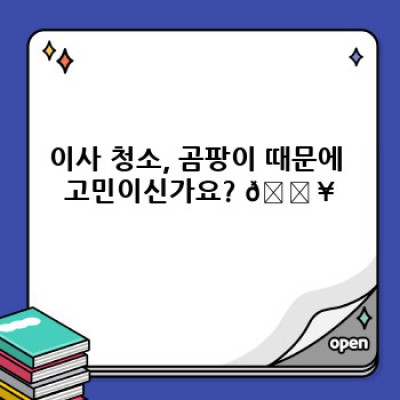 이사 청소 완벽 가이드: 곰팡이 제거 및 재발 방지 청소법
