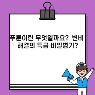 푸룬 효능 완벽 가이드: 변비 탈출부터 항산화 효과까지 (장점, 단점, 섭취방법 총정리)