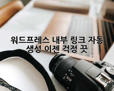 워드프레스 내부 링크 자동 생성? 이젠 걱정 끗! ✨