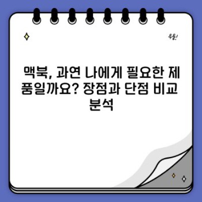 2024 맥북 구매 가이드: 최신 모델 비교, 논란 해소, 그리고 당신에게 맞는 맥북 찾기